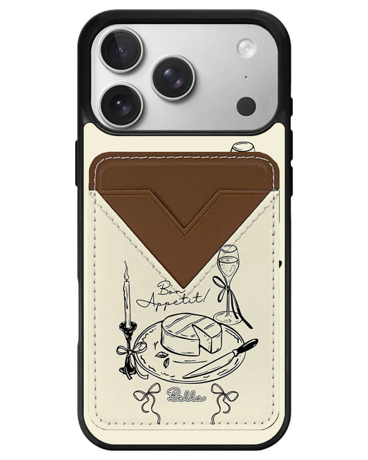iPhone Avant Wallet Case - Bon Appetit