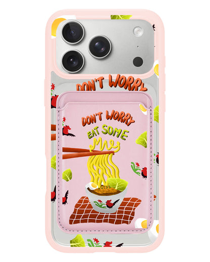iPhone Magnetic Wallet Case - Go Eat Some Mie