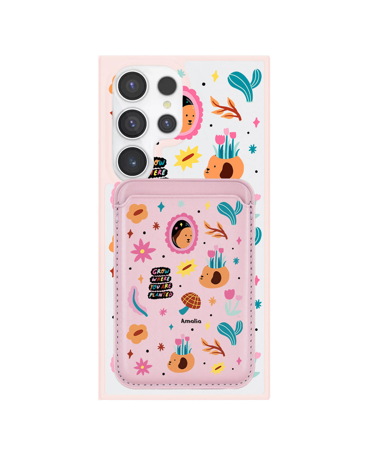 Android Magnetic Wallet Case - Grow And Bloom