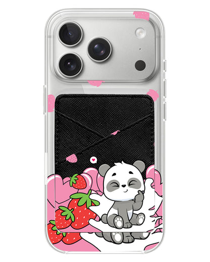 iPhone Phone Wallet Case - Yipi Strawberry Kiss