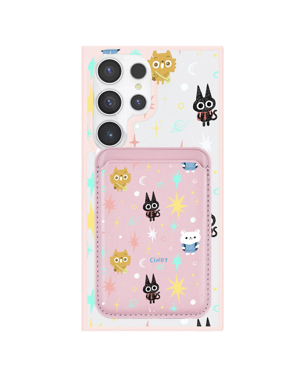 Android Magnetic Wallet Case - Backpack Traveller