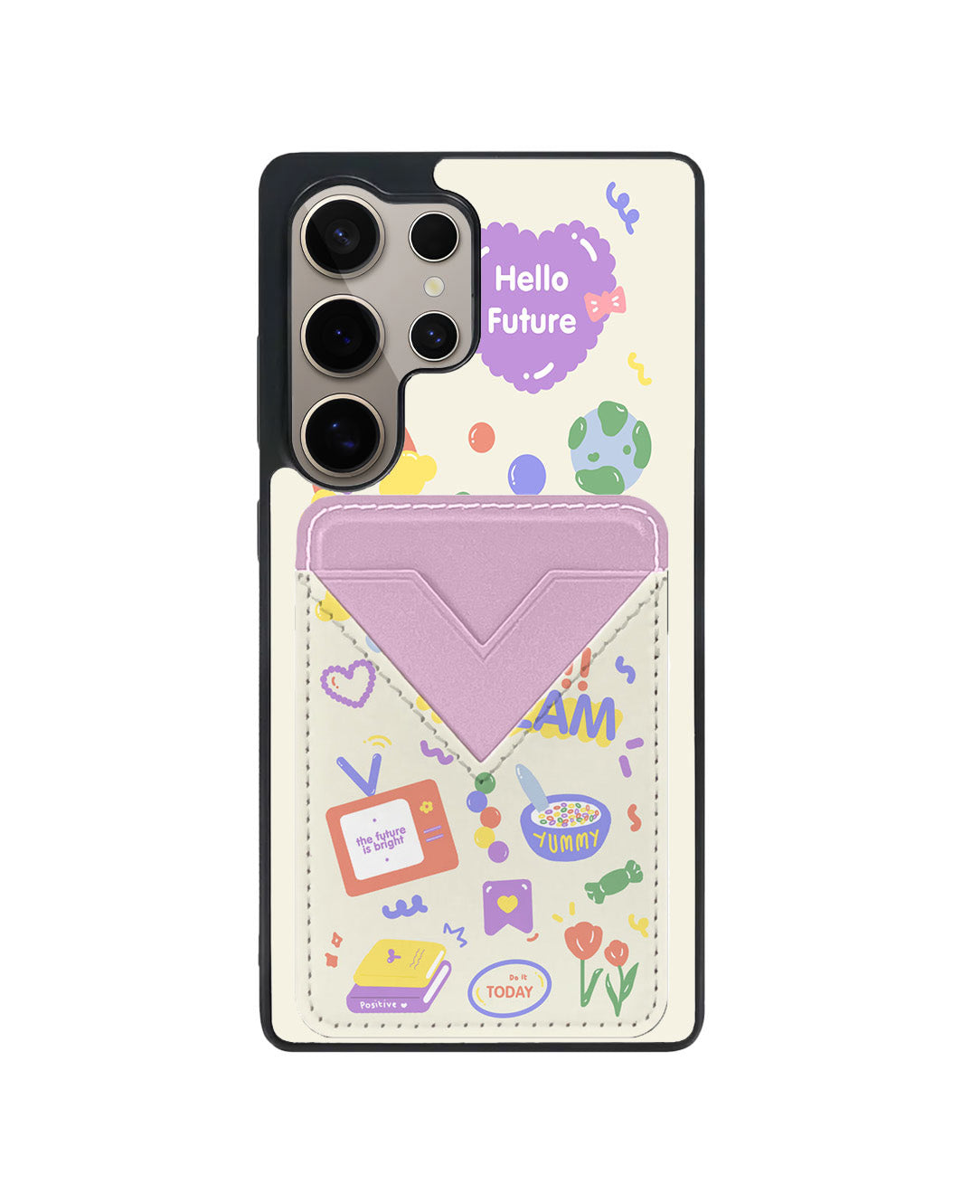 Android Avant Wallet Case - Hello Future