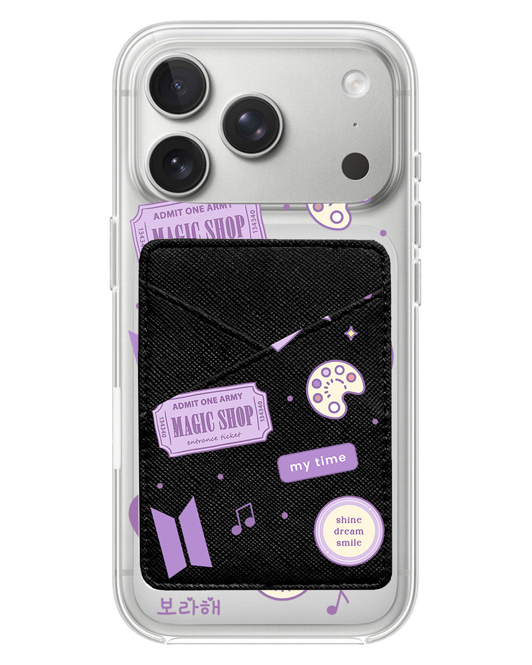 iPhone Phone Wallet Case - BTS Sticker Pack