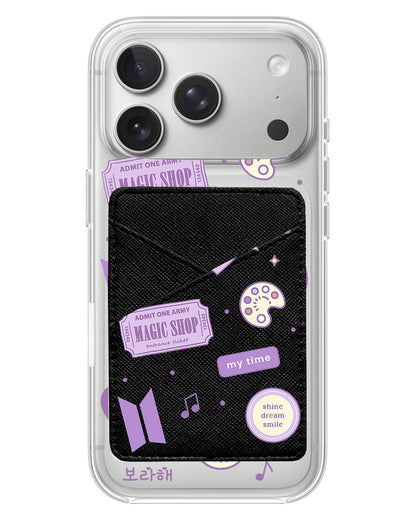iPhone Phone Wallet Case - BTS Sticker Pack