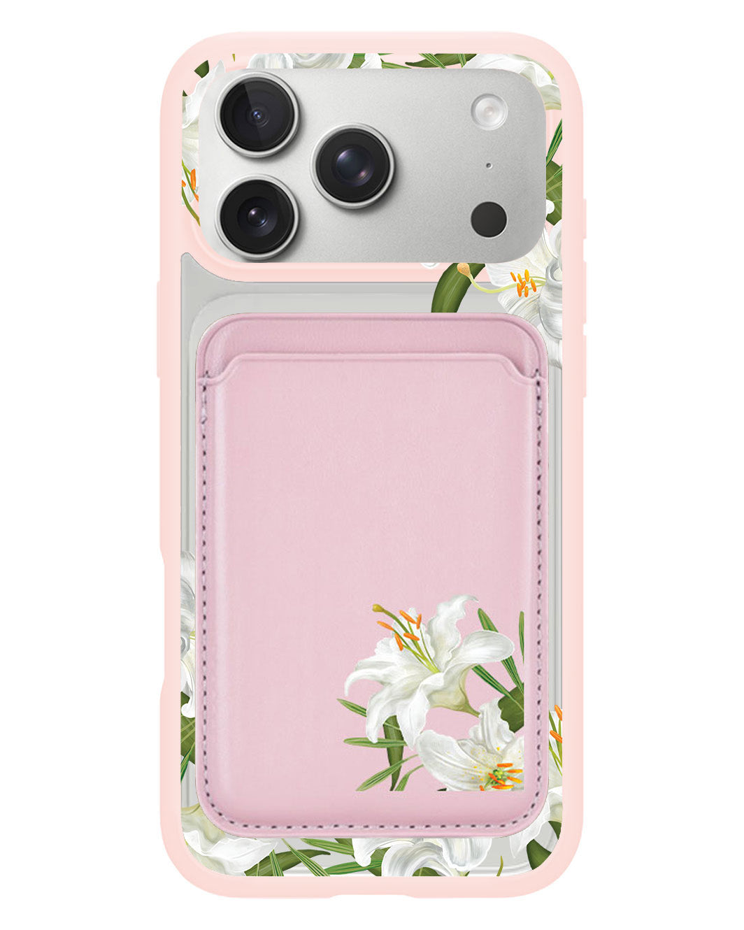 iPhone Magnetic Wallet Case - May Lily Of The Valley