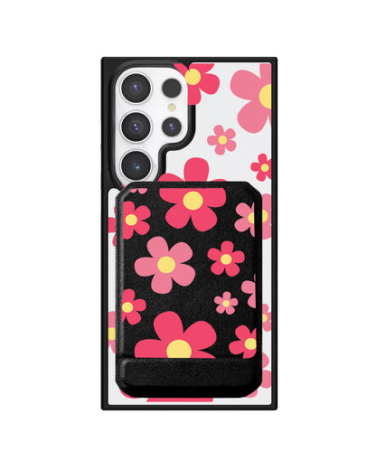 Android Magnetic Multifold Wallet - Daisy Blush