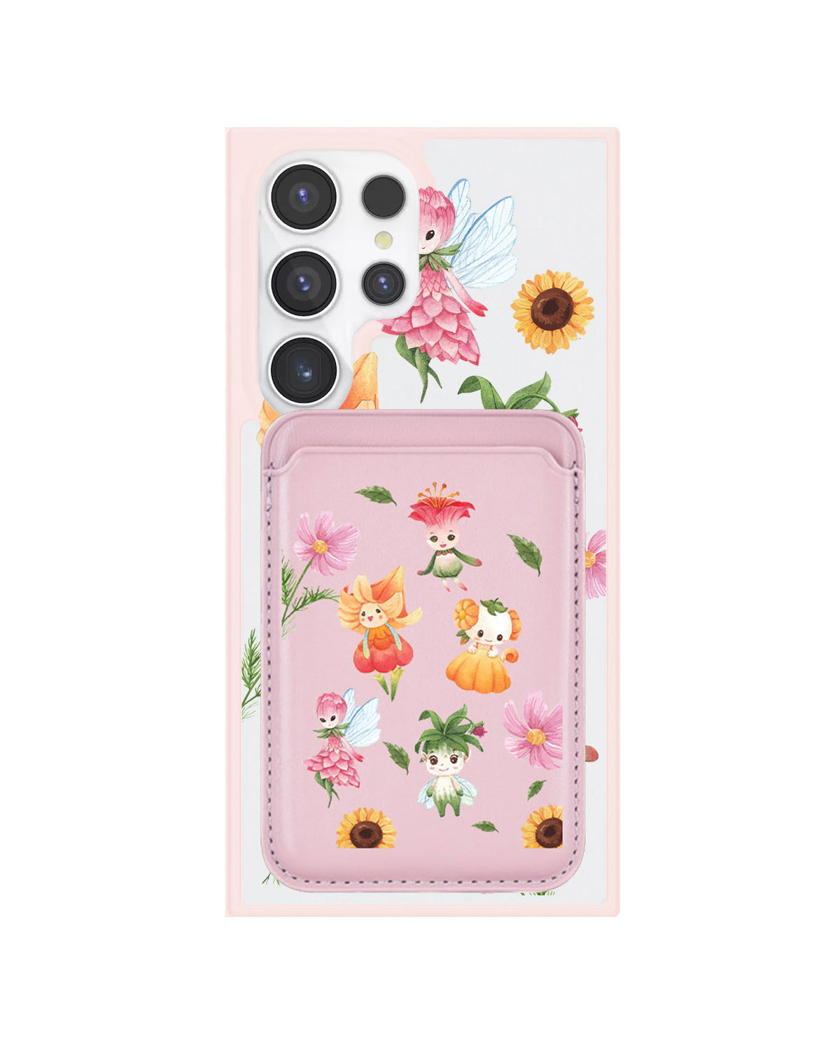 Android Magnetic Wallet Case - Magical Garden
