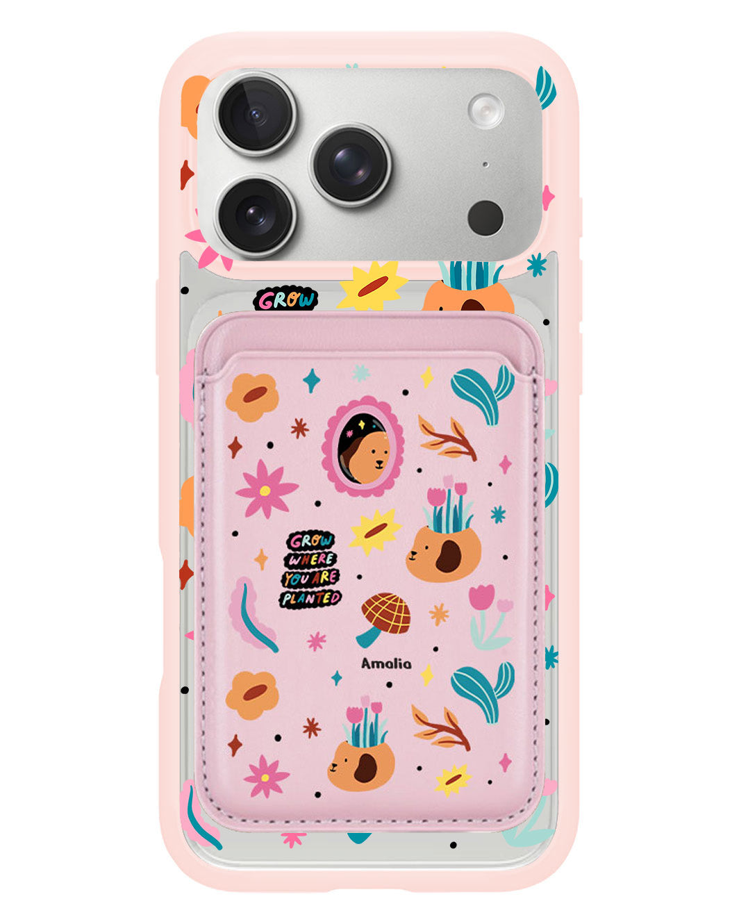 iPhone Magnetic Wallet Case - Grow And Bloom