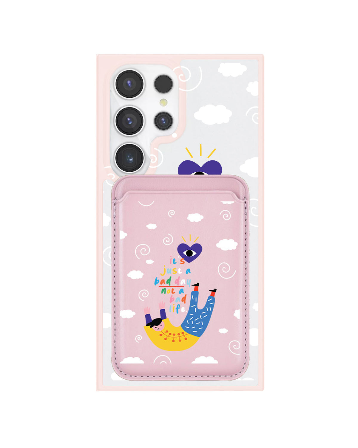Android Magnetic Wallet Case - Bad Day
