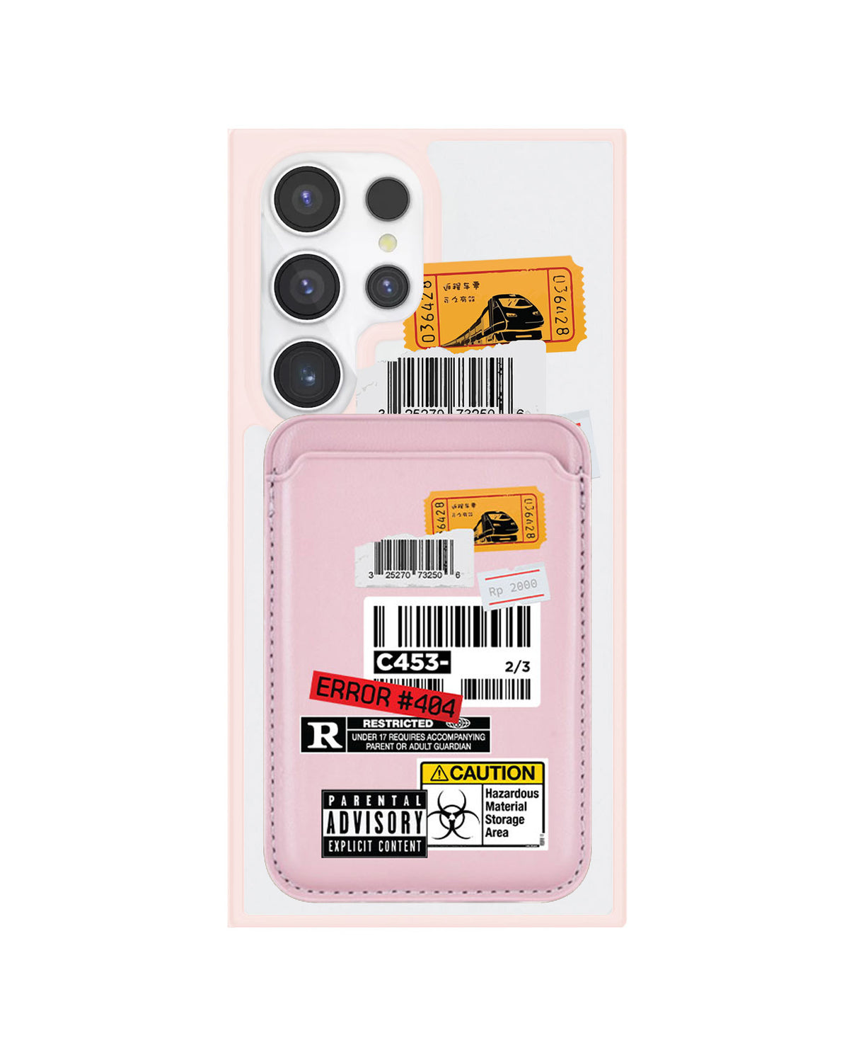 Android Magnetic Wallet Case - Label Sticker Pack