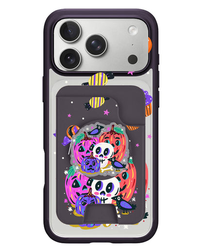 iPhone Magpop Wallet - Pumpkins Monster