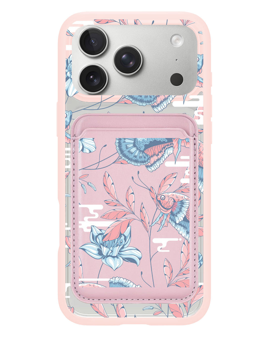 iPhone Magnetic Wallet Case - Fish & Floral 3.0