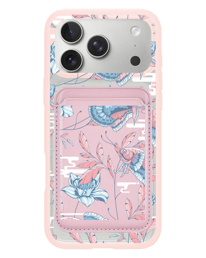 iPhone Magnetic Wallet Case - Fish & Floral 3.0