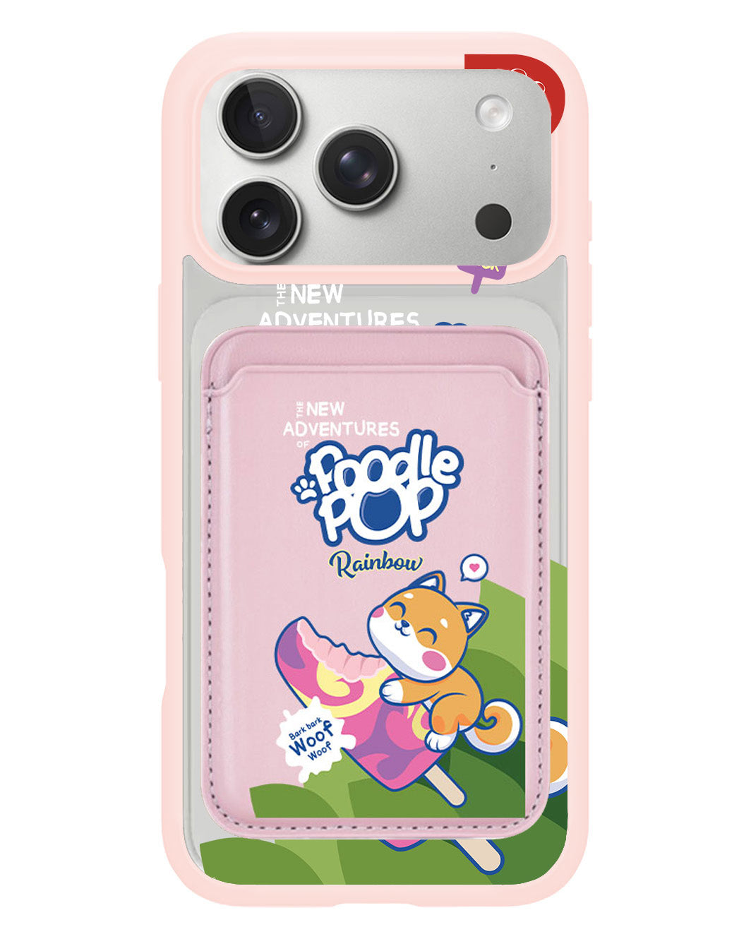 iPhone Magnetic Wallet Case - Poodle Pop