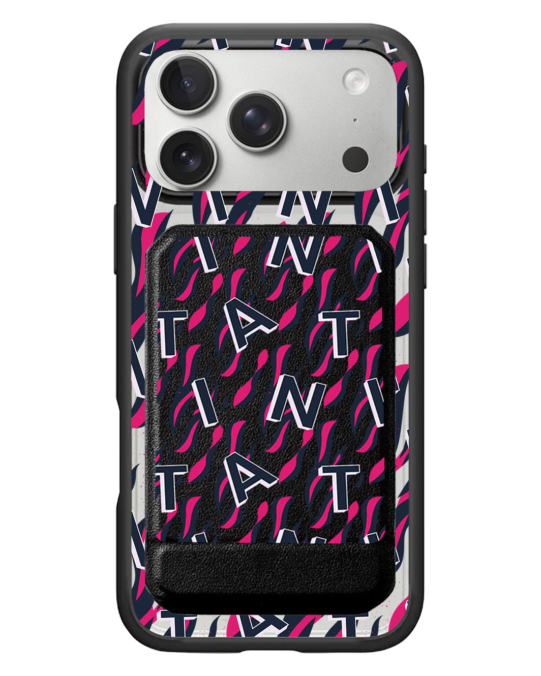 iPhone Magnetic Multifold Wallet - Tiger Monogram 2.0
