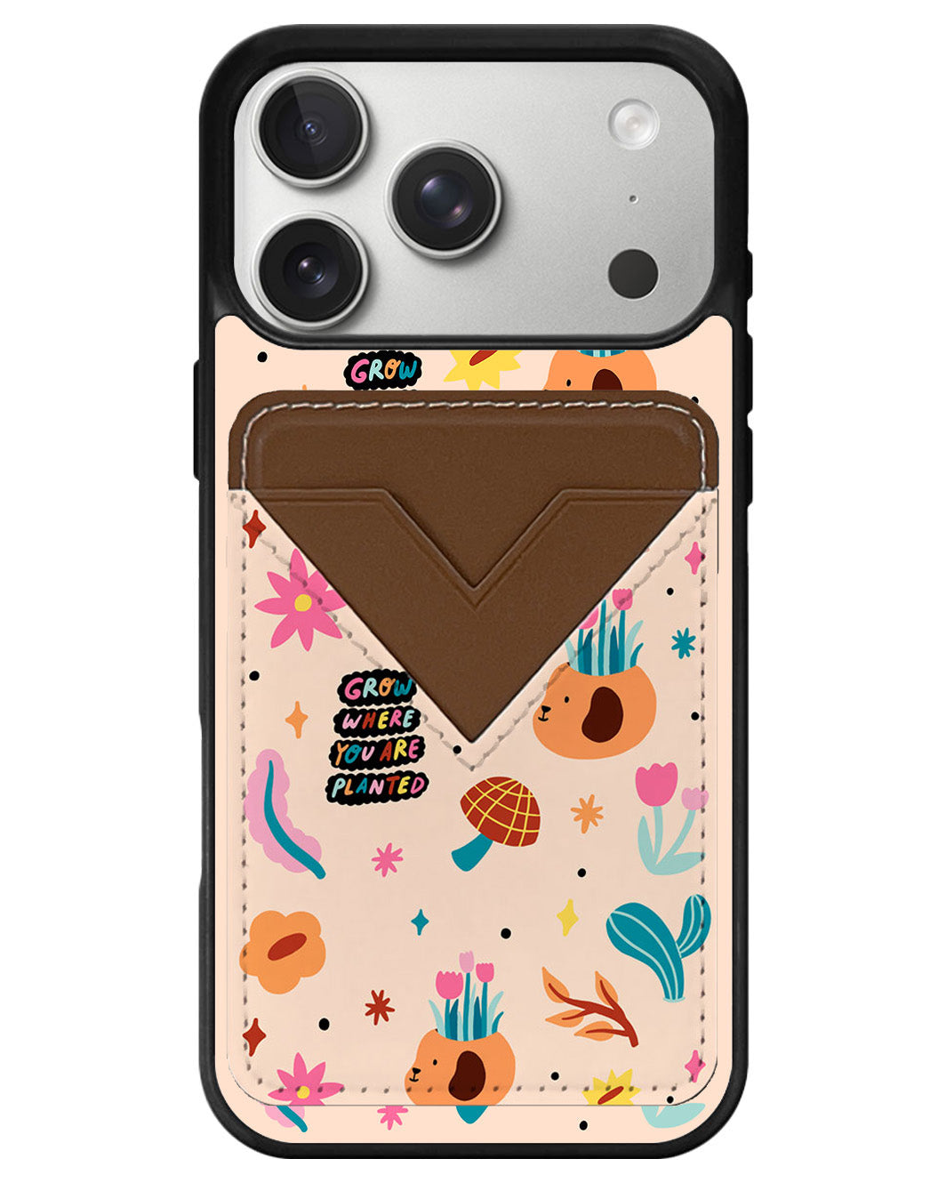 iPhone Avant Wallet Case - Grow And Bloom