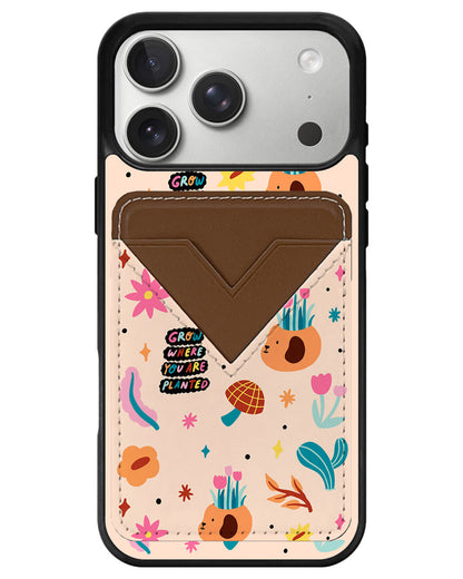 iPhone Avant Wallet Case - Grow And Bloom