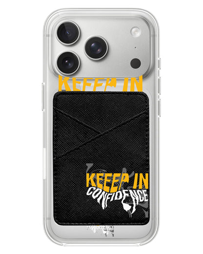 iPhone Phone Wallet Case - Keep In Confidence