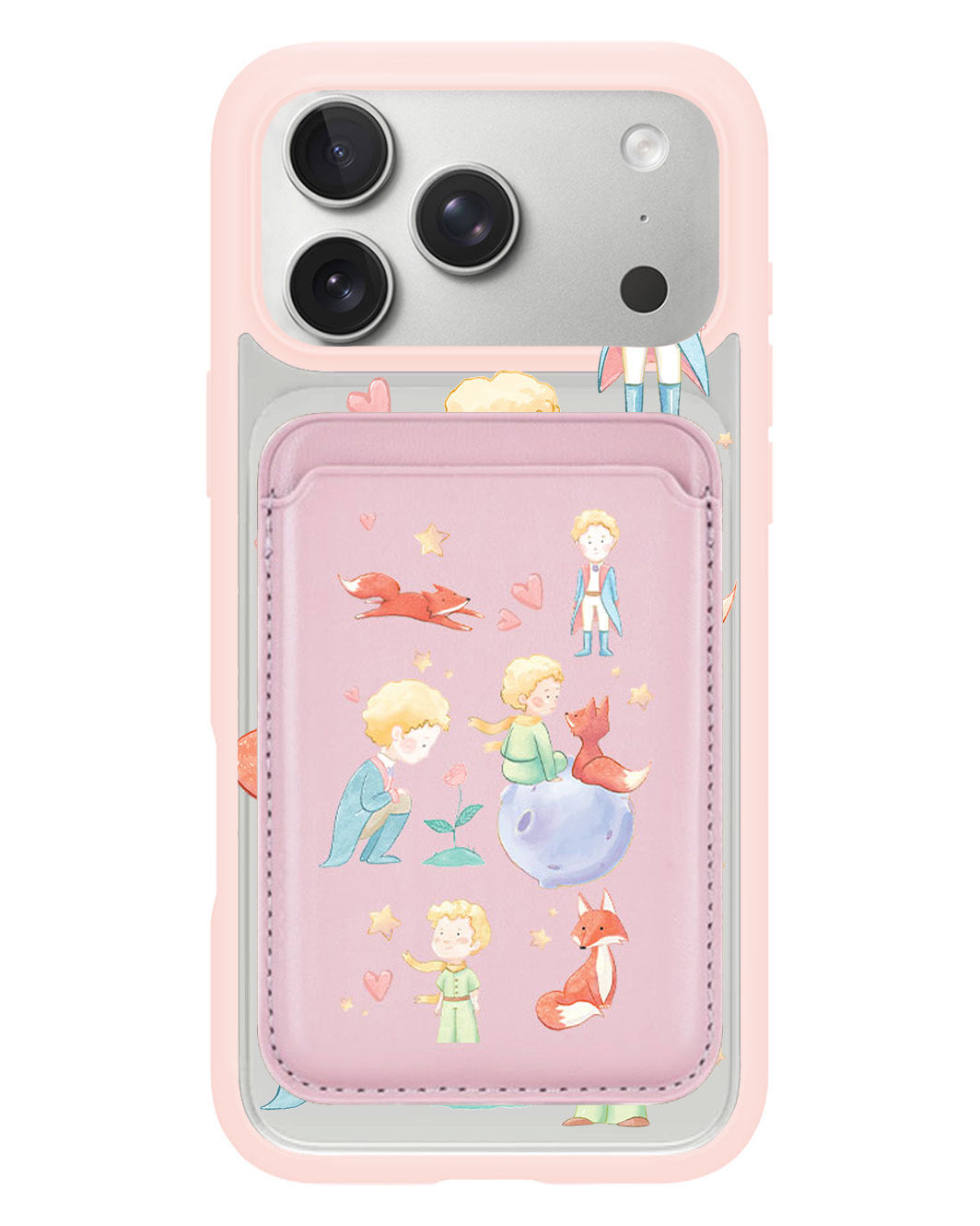 iPhone Magnetic Wallet Case - Little Prince & Fox