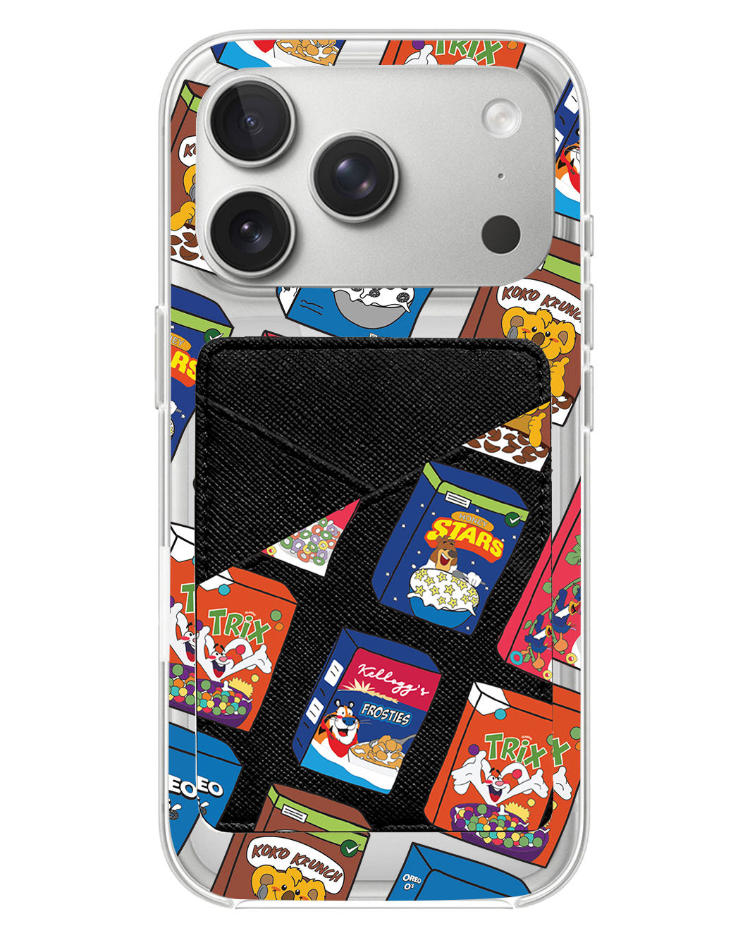 iPhone Phone Wallet Case - Cereal Boxes 2.0