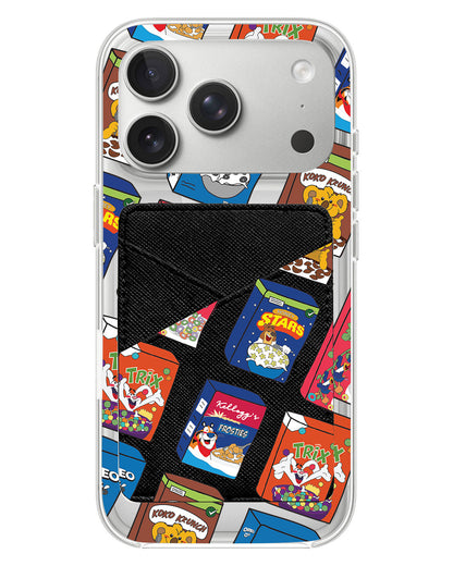 iPhone Phone Wallet Case - Cereal Boxes 2.0