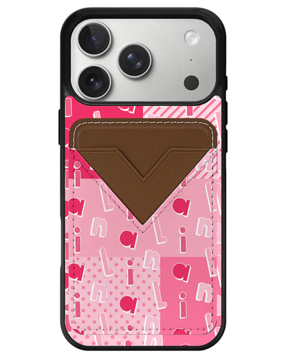iPhone Avant Wallet Case - Abstract Monogram 2.0