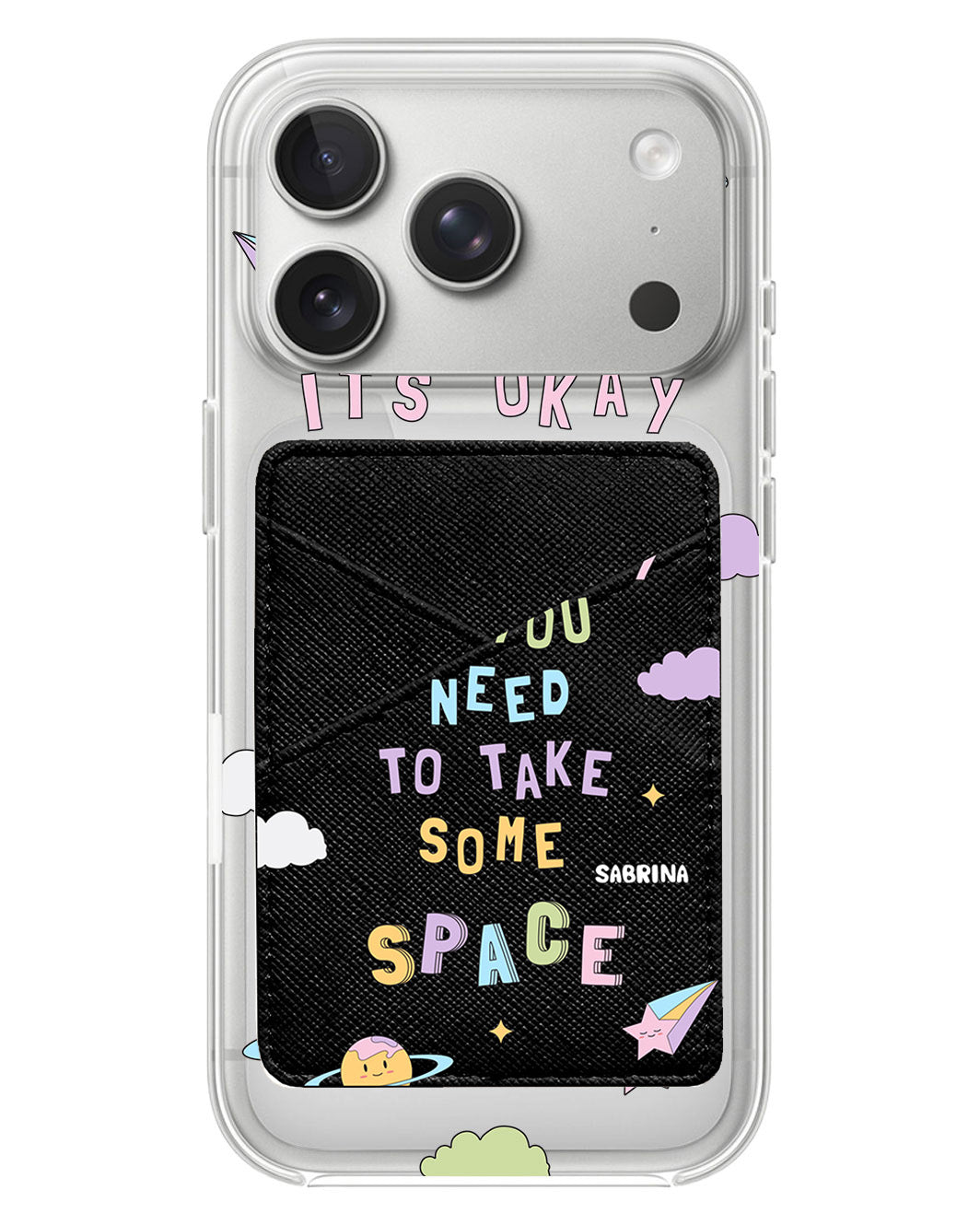 iPhone Phone Wallet Case - Space