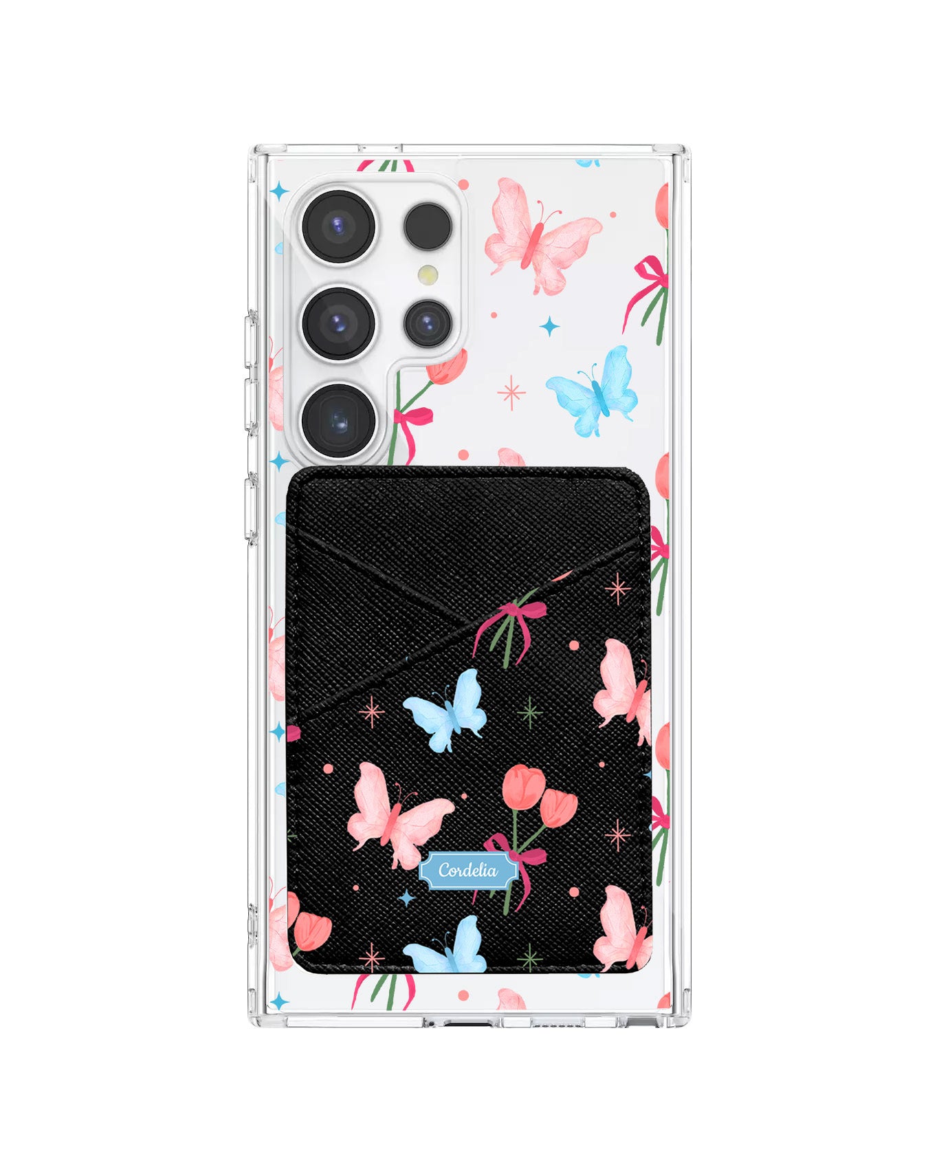 Android Phone Wallet Case - Coquette Butterfly