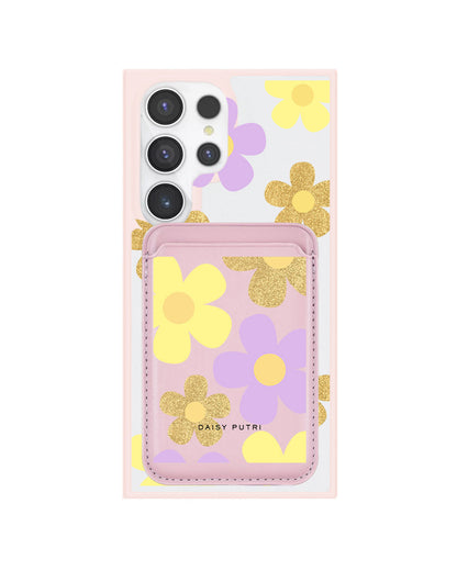Android Magnetic Wallet Case - Daisy Twinkle