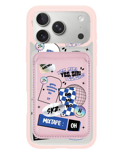 iPhone Magnetic Wallet Case - Stray Kids Sticker Pack