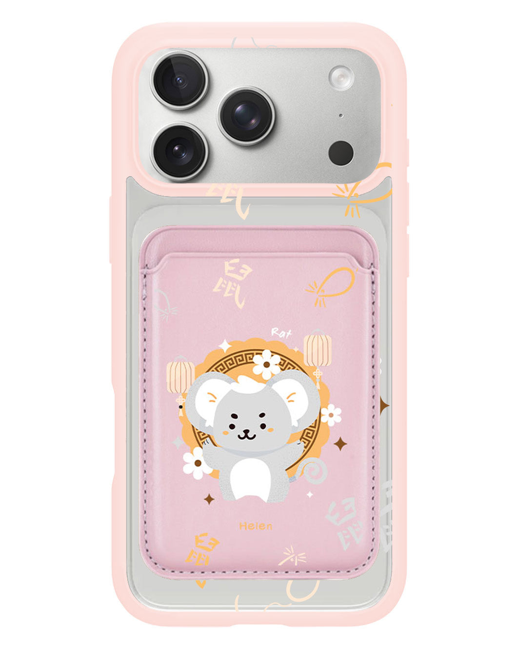 iPhone Magnetic Wallet Case - Rat (Chinese Zodiac / Shio)