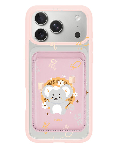 iPhone Magnetic Wallet Case - Rat (Chinese Zodiac / Shio)
