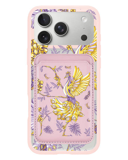 iPhone Magnetic Wallet Case - Peacock 3.0