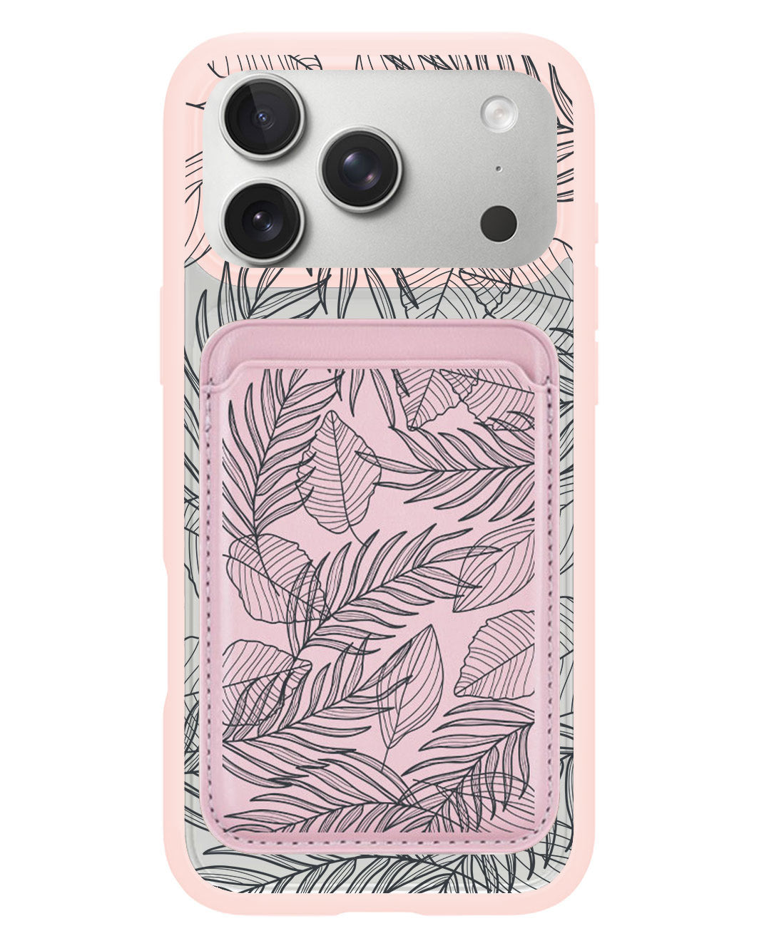 iPhone Magnetic Wallet Case - Sketchy Tropical 2.0