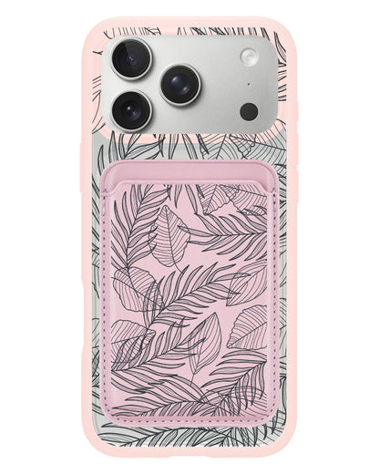 iPhone Magnetic Wallet Case - Sketchy Tropical 2.0
