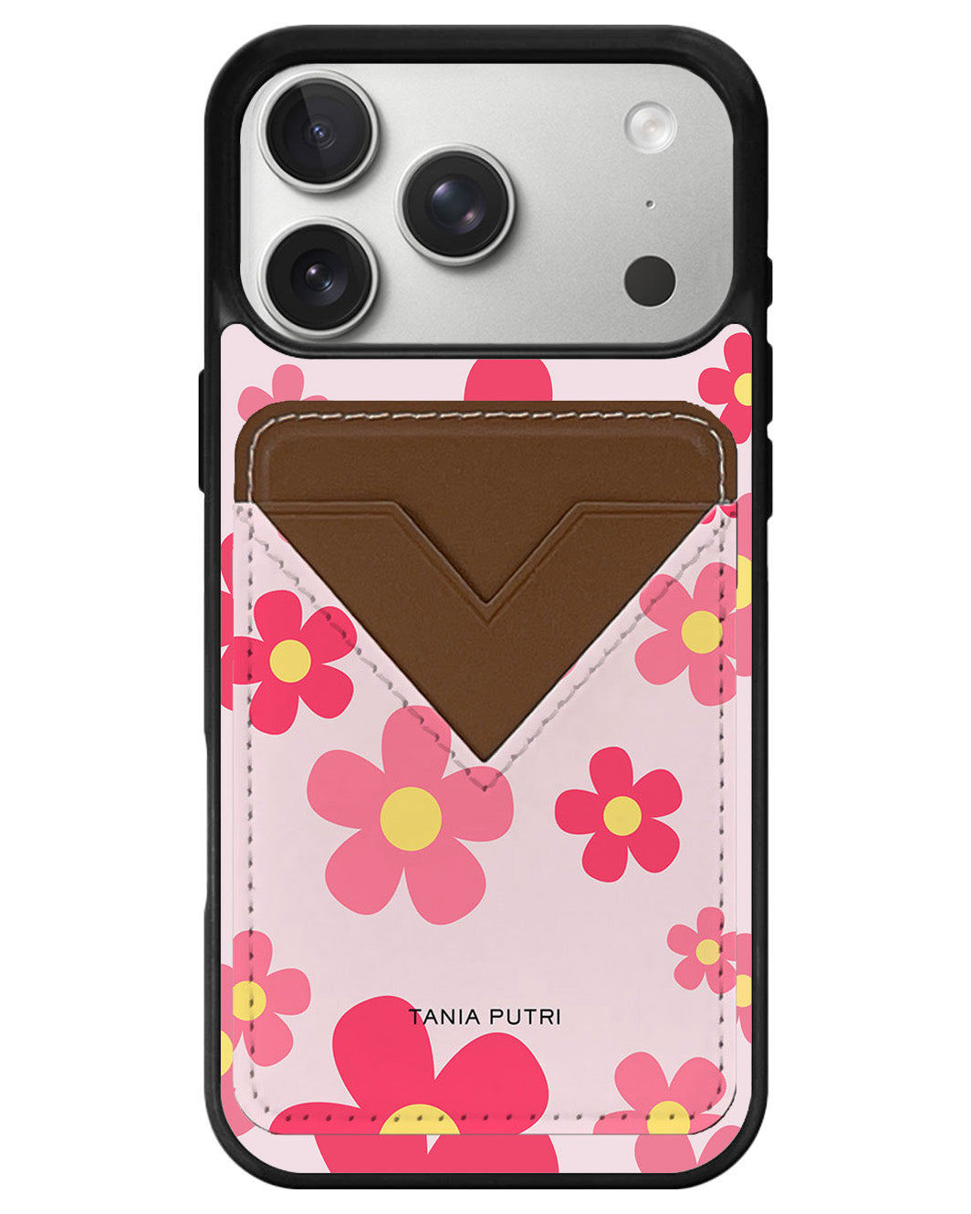 iPhone Avant Wallet Case - Daisy Blush