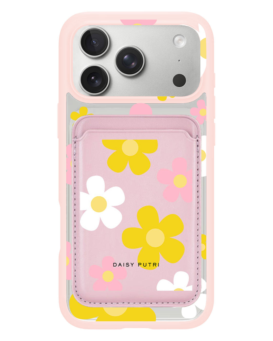iPhone Magnetic Wallet Case - Daisy Fresh