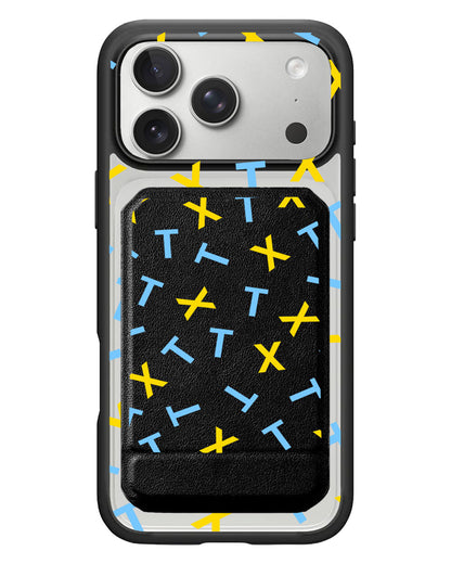 iPhone Magnetic Multifold Wallet - TXT Monogram