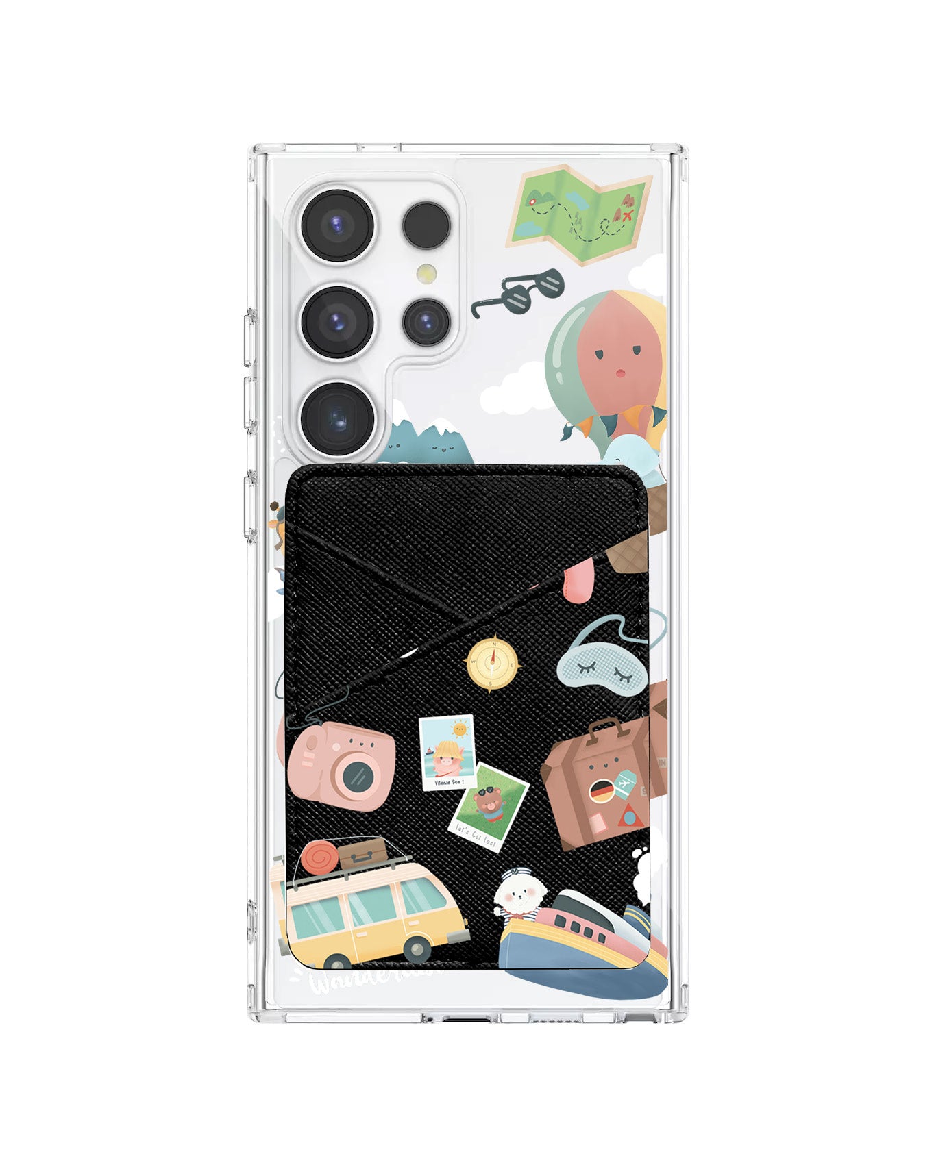 Android Phone Wallet Case - Travel