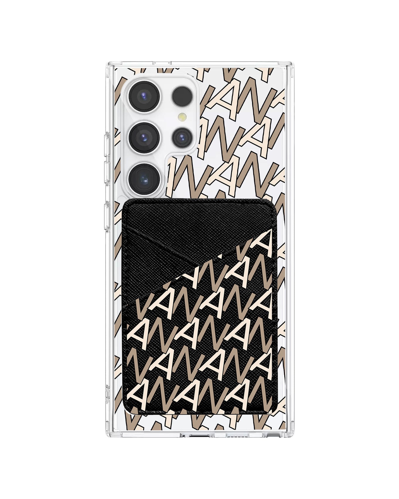 Android Phone Wallet Case - Initial 4.0 Monogram