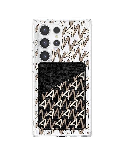 Android Phone Wallet Case - Initial 4.0 Monogram