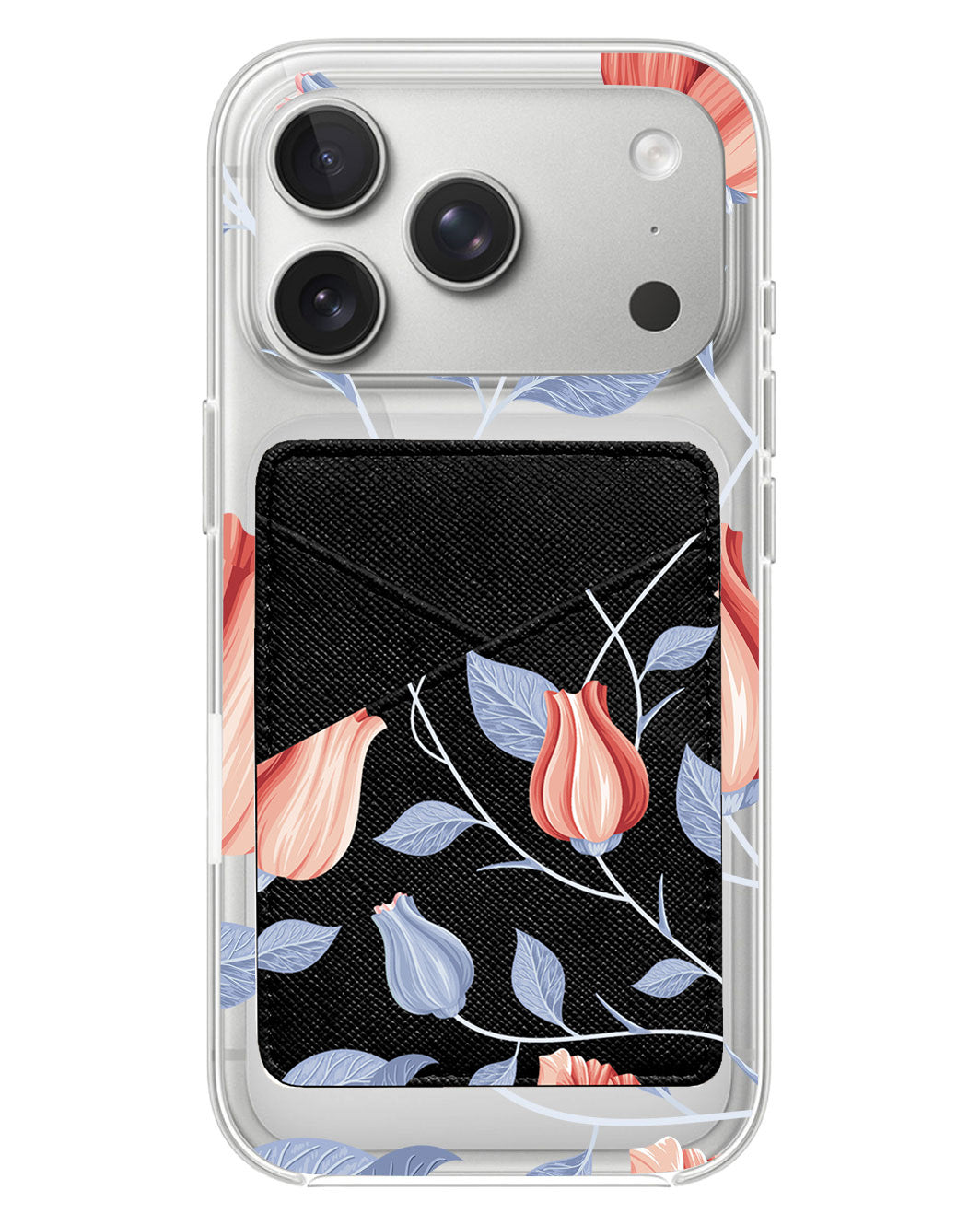 iPhone Phone Wallet Case - Red Tulip
