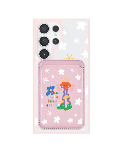 Android Magnetic Wallet Case - Keep Growing