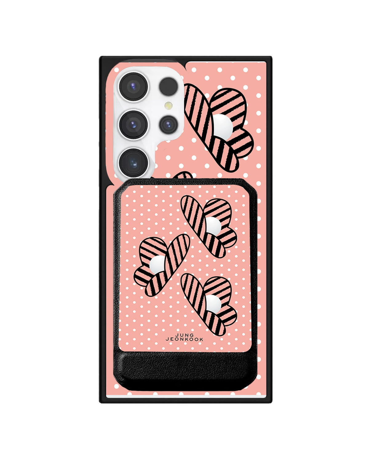 Android Magnetic Multifold Wallet - Pink Honey