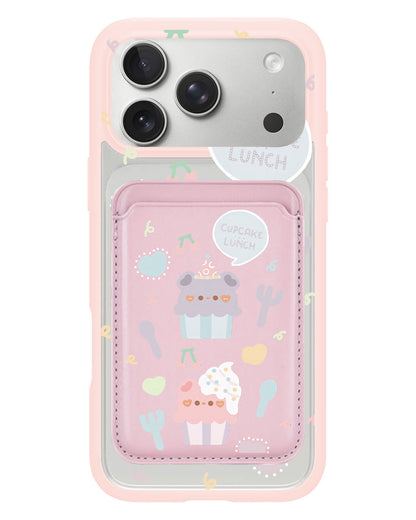 iPhone Magnetic Wallet Case - Cupcake