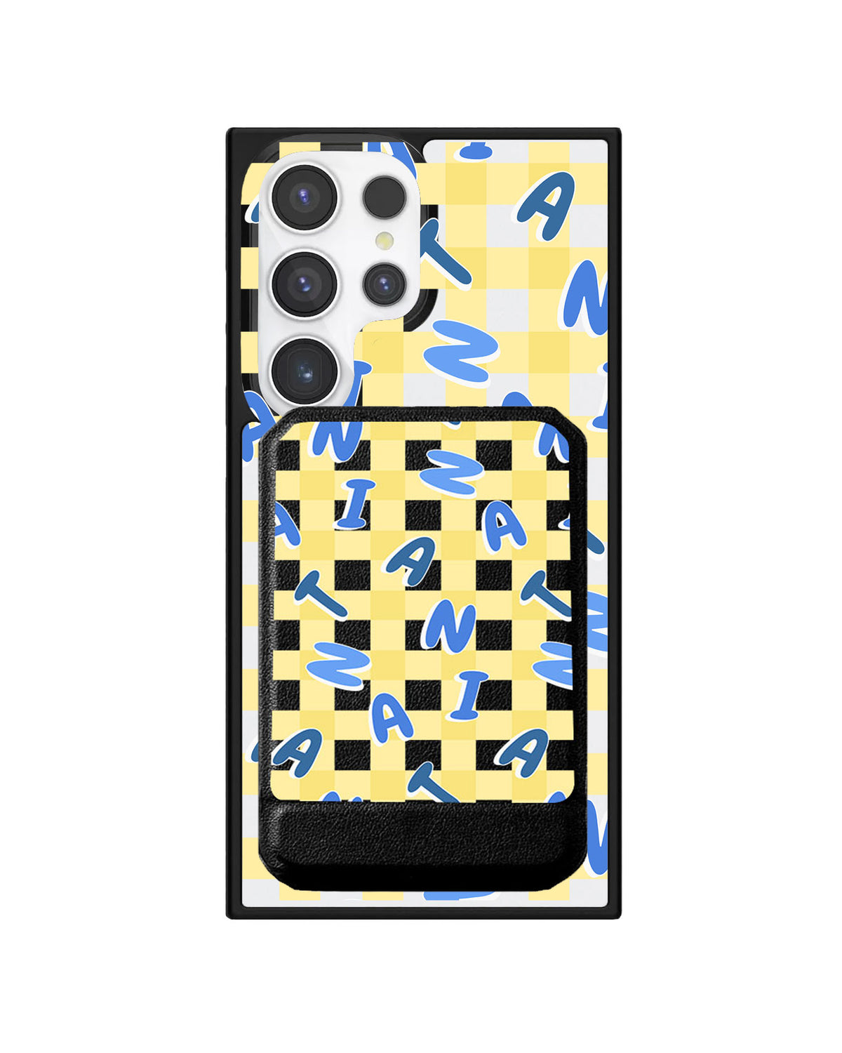 Android Magnetic Multifold Wallet - Checkered Monogram 3.0