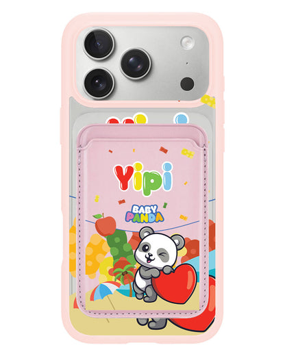 iPhone Magnetic Wallet Case - Yipi Baby Panda