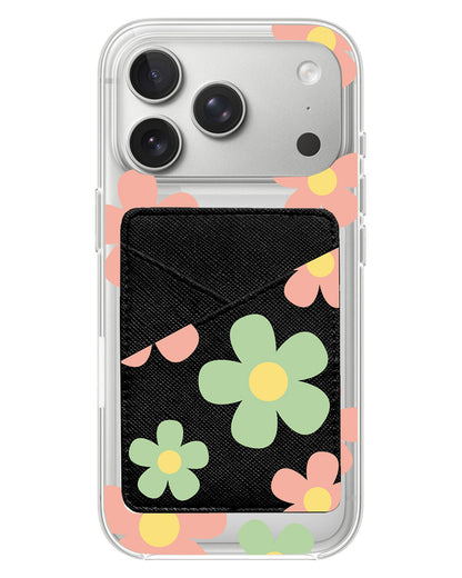 iPhone Phone Wallet Case - Daisy spring