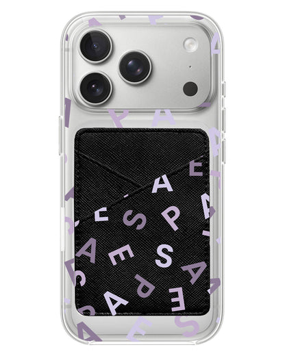 iPhone Phone Wallet Case - Aespa Monogram