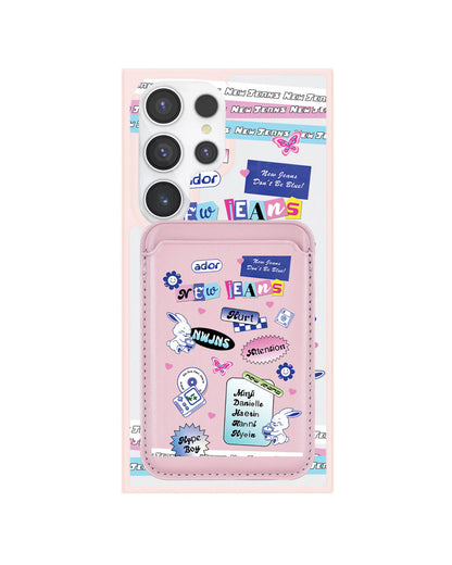 Android Magnetic Wallet Case - New Jeans Sticker